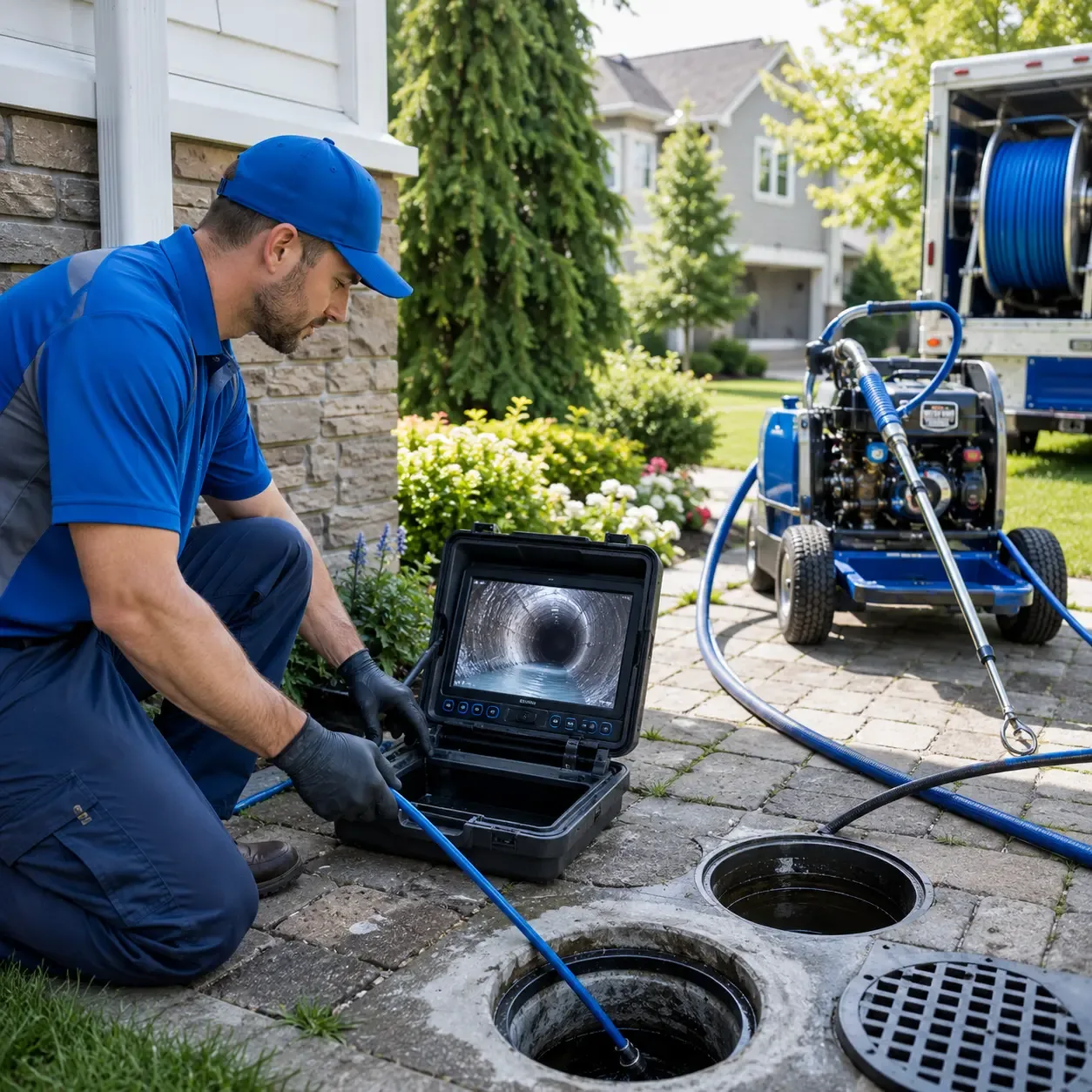 Outdoor drain cleaning professionals serving Camp Grove, IL
